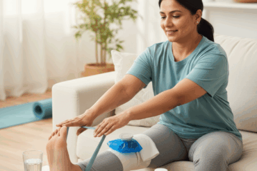 Pain Home Remedies – Ice pack and exercises for relief